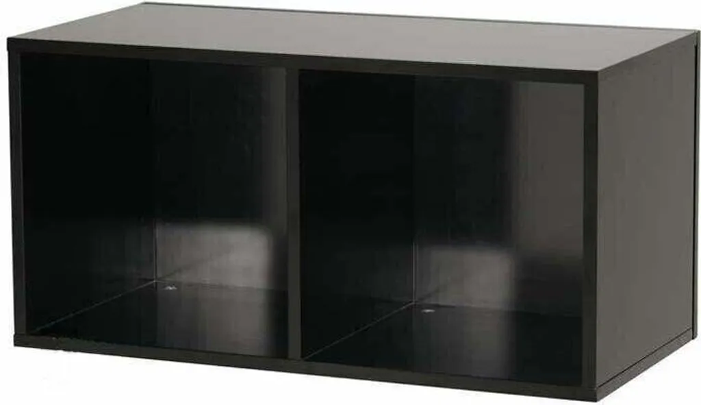 Meuble de Rangement Disques Vinyles pour Salon ou Studio - Noir 230