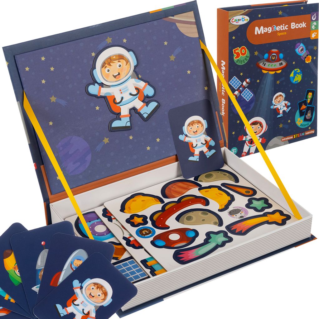 Aimants Puzzle Hêtre Espace Jouets pour enfants dès 3 ans Image du produit 