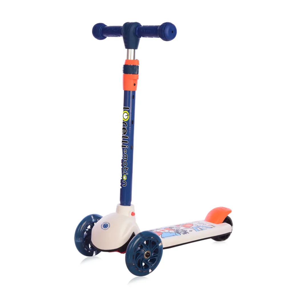 Trottinette 3 roues stable pour apprendre l'équilibre Lorelli Tamtam bleu - 2
