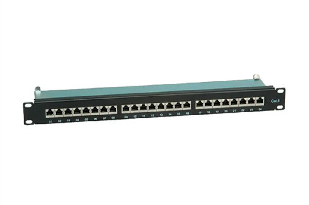 Panneau brassage Cat6 blindé 24P : fini les interférences réseau 19"