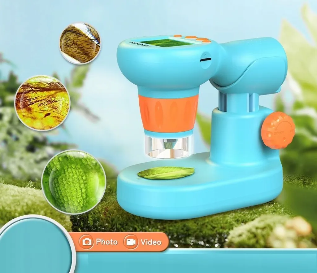 Microscope éducatif 1080p pour observation nature et faune - 14