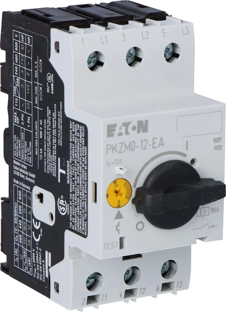 Disjoncteur-moteur PKZM0-12-EA Eaton PKZM0 Ir 8-12A pour protection