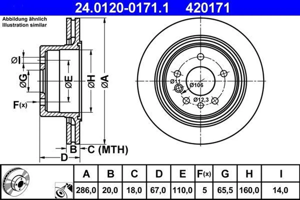 Disque de frein de rechange pour Opel Omega moteur essence et diesel
