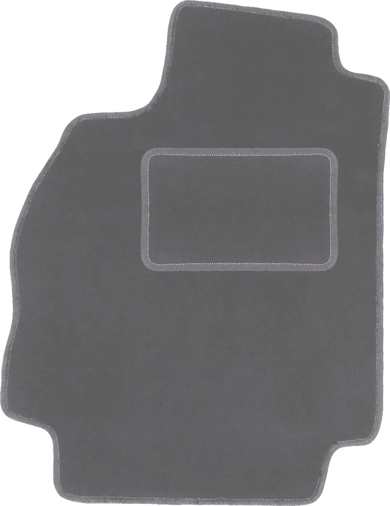 Tappetino conducente in velluto grafite compatibile con Renault Megane II (2002-2008, hatchback) – con fissaggi – su misura