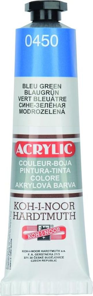 KOH-I-NOOR 16273400000 Acrylfarbe 450 Blue Green 40 ml 1 stk