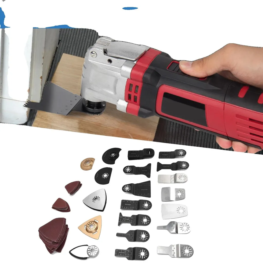 Kit lames multifonction oscillantes 105 pcs pour découpe bois et métal