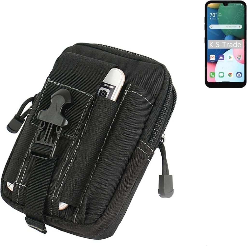K-S-Trade Gürtel Tasche kompatibel mit LG Electronics Fortune 3 Gürteltasche Holster Schutz Hülle Handy Hülle Smartphone outdoor Handy-Hülle