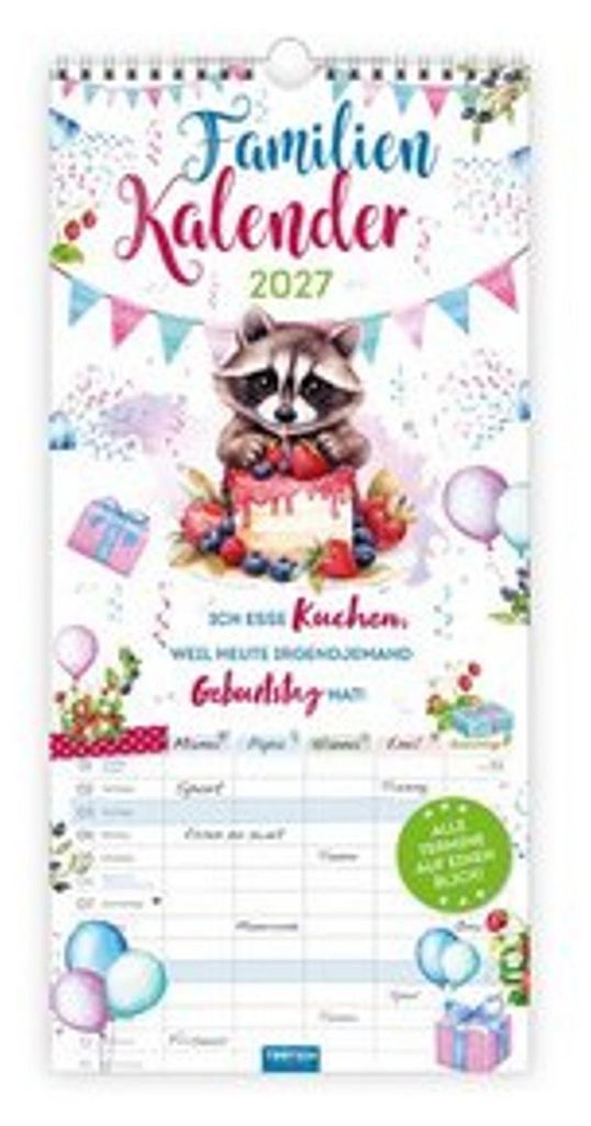 TRÖTSCH - Familienkalender Spruchreif 2027 Produktbild 