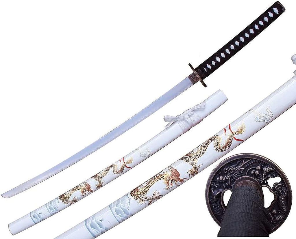 Spada Katana vera spada samurai in acciaio con fodero e Immagine del prodotto 