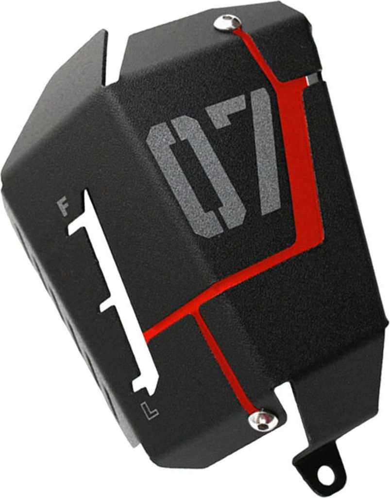 Kühlmittelrückgewinnungstank-Schutzabdeckung, Motorradschutz aus CNC-Aluminium