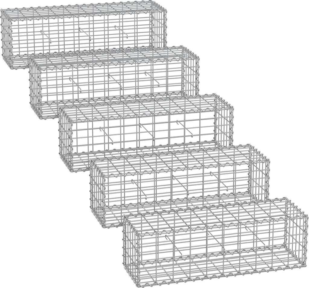 SONGMICS Gabionový drátěný koš, koš na kameny, 100 x 30 x Obrázek produktu 