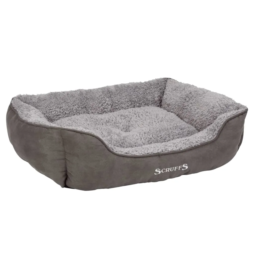Couchage Chien L Scruffs Lit pour Animaux Cosy Gris Confort Orthopédique