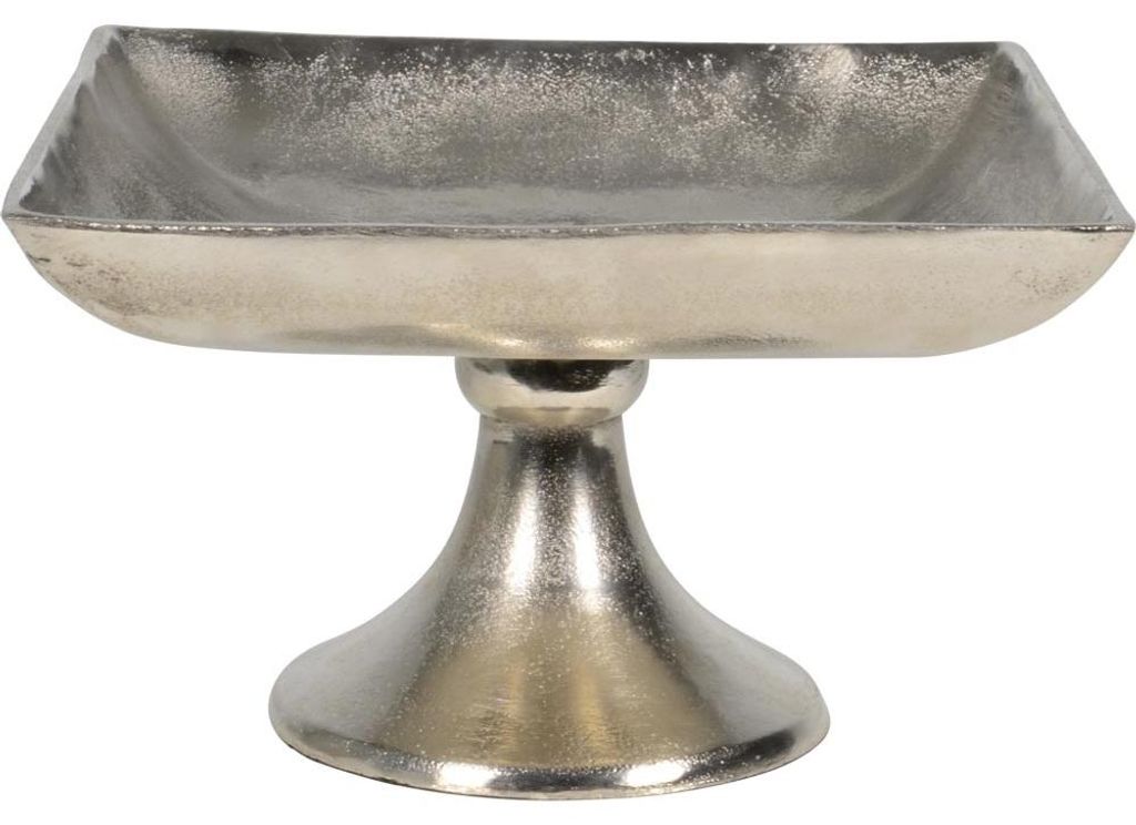 Lesli Living - Schale Brush - Silber - 30x30x17cm