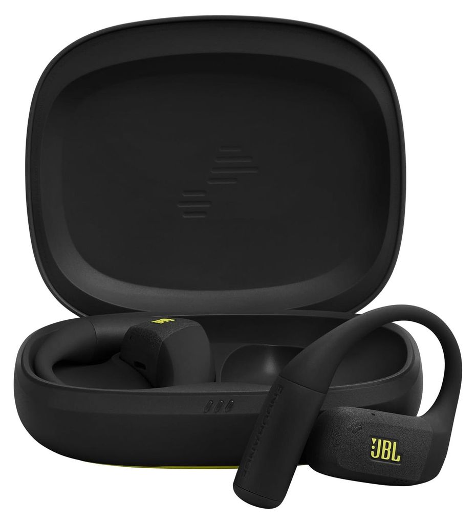 JBL Endurance Zone Offene kabellose Kopfhörer Schwarz und Produktbild 