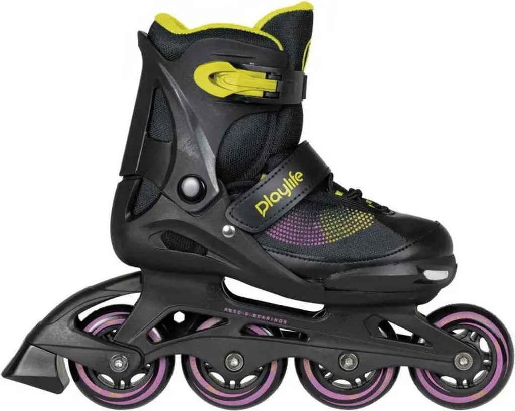 Patin en Ligne Playlife Joker - Roulements ABEC 5 et Taille Réglable