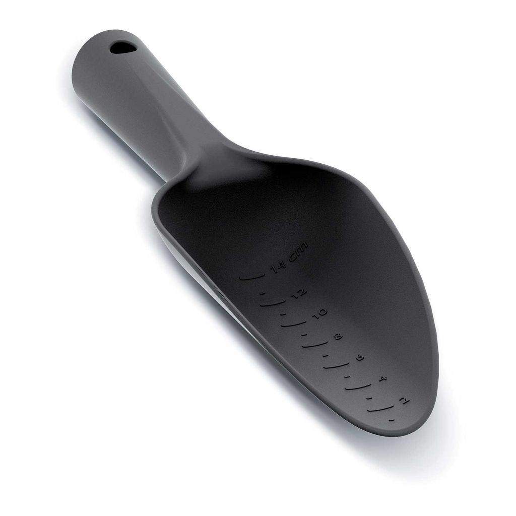 Kleine Gartenschaufel mit Messbecher, anthrazit R SCOOP Produktbild 