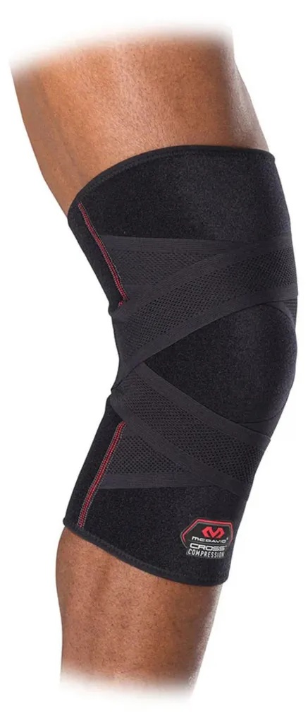 Manchon de Maintien Genou Mcdavid Noir Homme M - Réduction Douleurs & Fatigue