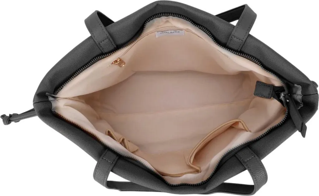 Grand Sac à Épaule Shopper Noir GERRY WEBER Be Different - Format A4