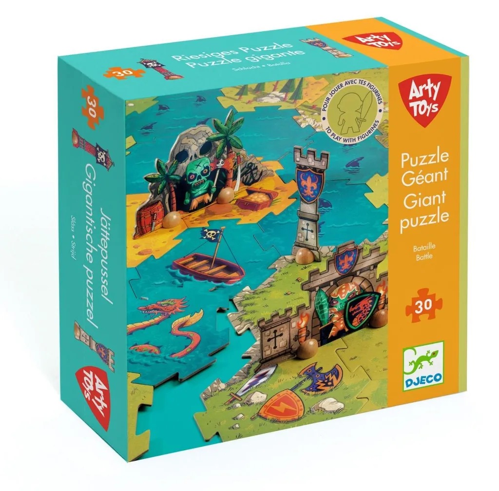 Puzzle enfant La Bataille Djeco idéal pour la concentration et le jeu