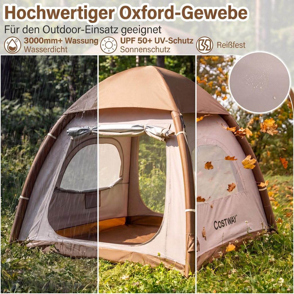 festival zelt amazon Pop-Up Campingzelt Familien-Zelt Mann Wurfzelt Festival-Zelt 3-4 Person neu Deckelfarbe:4. Wolken Bunt Auf der höchsten slowenischen SCHUTZ