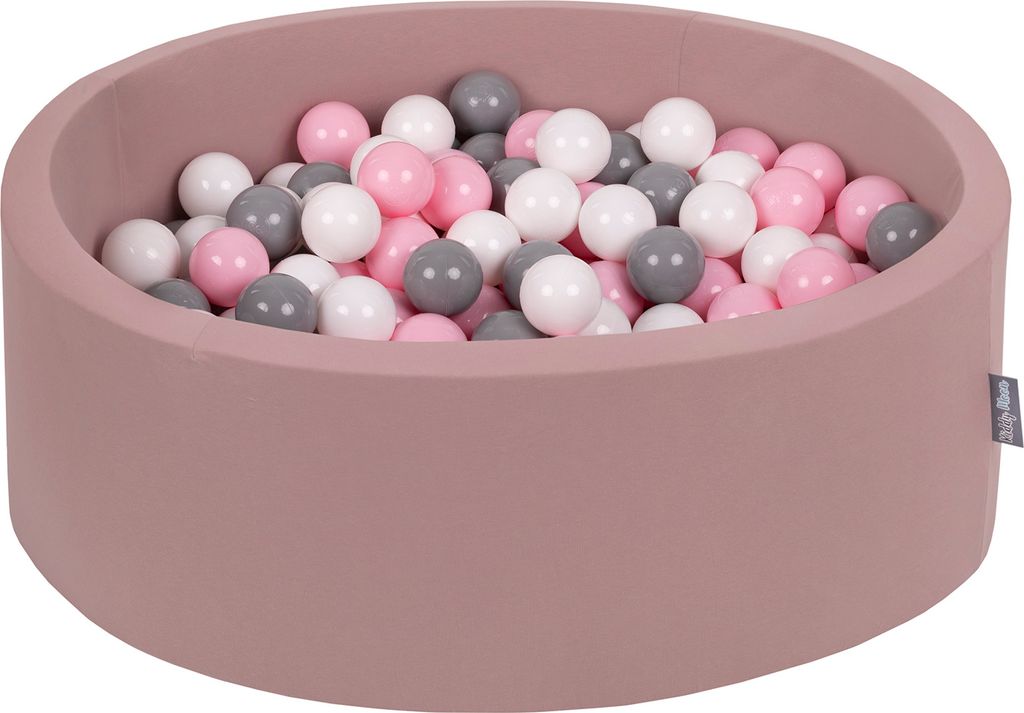 KiddyMoon kulatý bazén s míčky do vany 90x30cm/200 míčků ? Obrázek produktu 