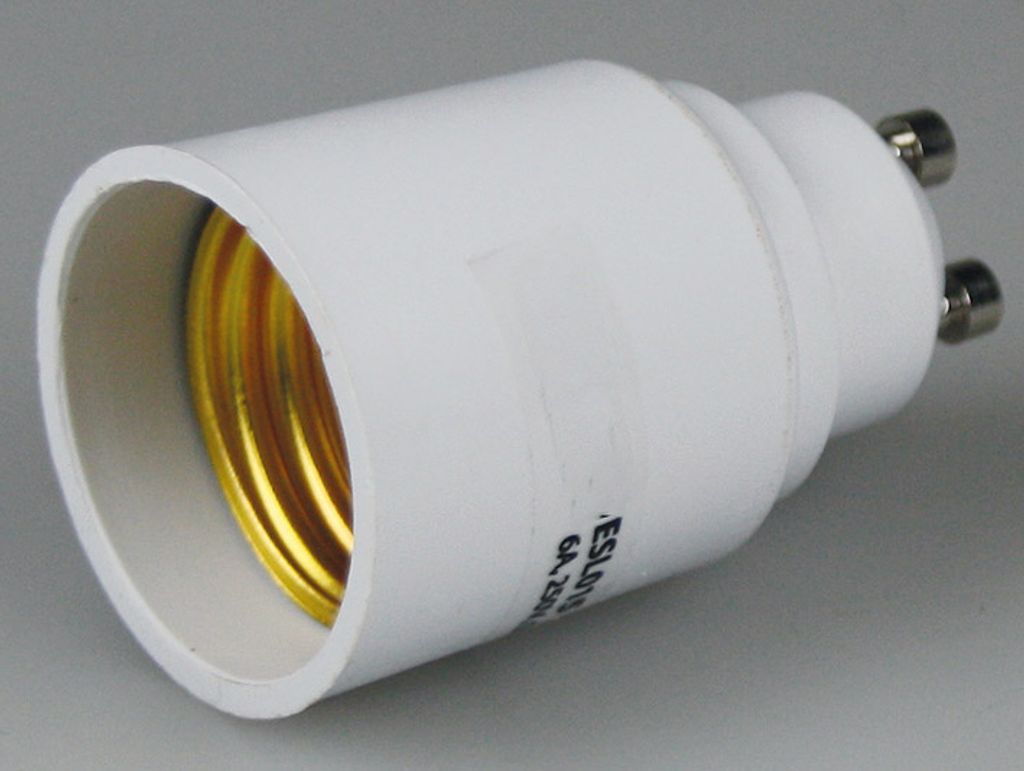ChiliTec Lampensockel-Adapter, Kunststoff E27 auf E14, E14, Lampen, LED-Beleuchtung, Beleuchtung, Kraft & Saft