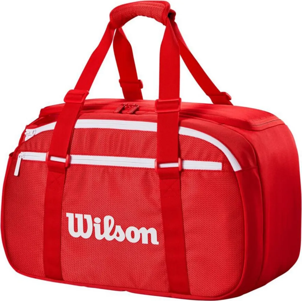 Sac de sport Wilson Super Tour WR8037001 - Noir/Rouge pour raquettes