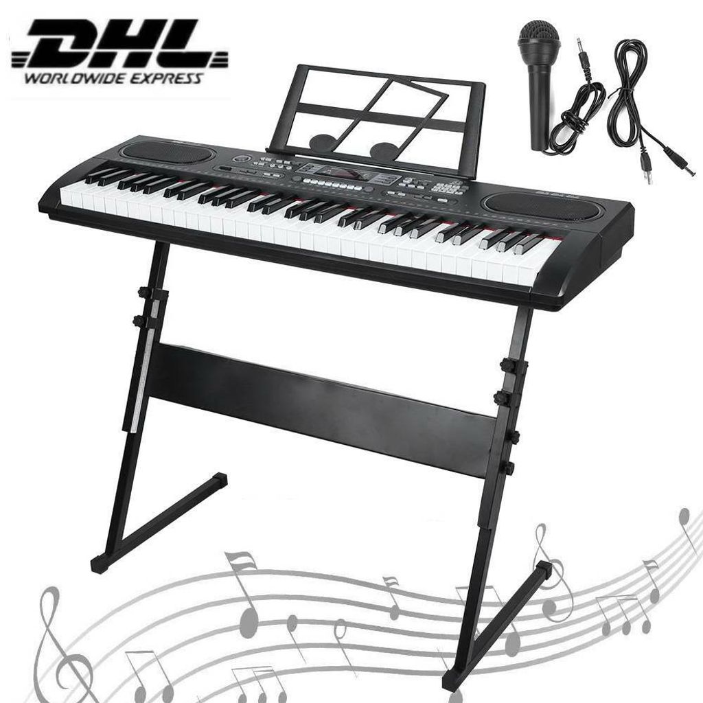 digital 61 tasten keyboard e piano klavier kaufland de