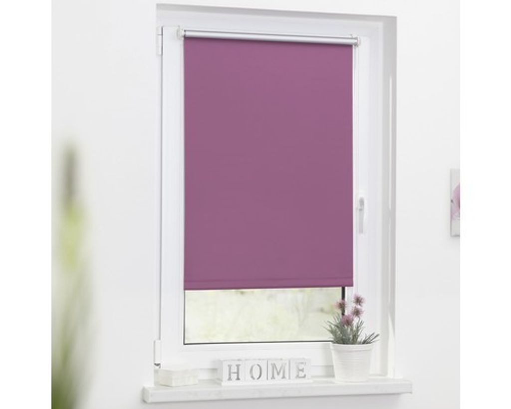 Thermo-Rollo Klemmfix, ohne Bohren, Verdunkelung Fuchsia 80 Produktbild 