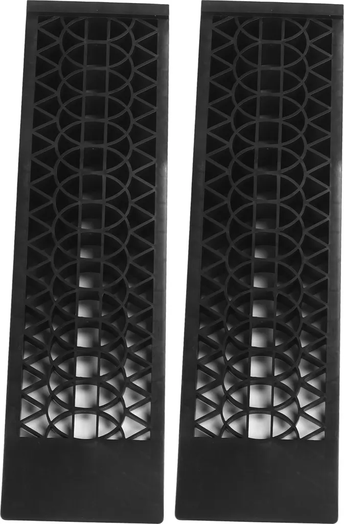 Rampes de levage voiture 4400 lb noires pour entretien de pneus x2