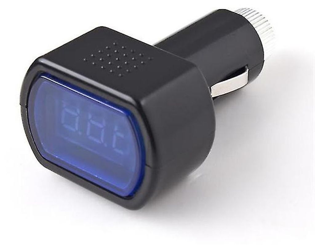 Digitales 12V-LED-Voltmeter für Auto, Fahrzeug, Zigarettenanzünderbuchse, Batterie, elektrische Leistung, Messgerät, Anzeige, Transporter, LKW, ...