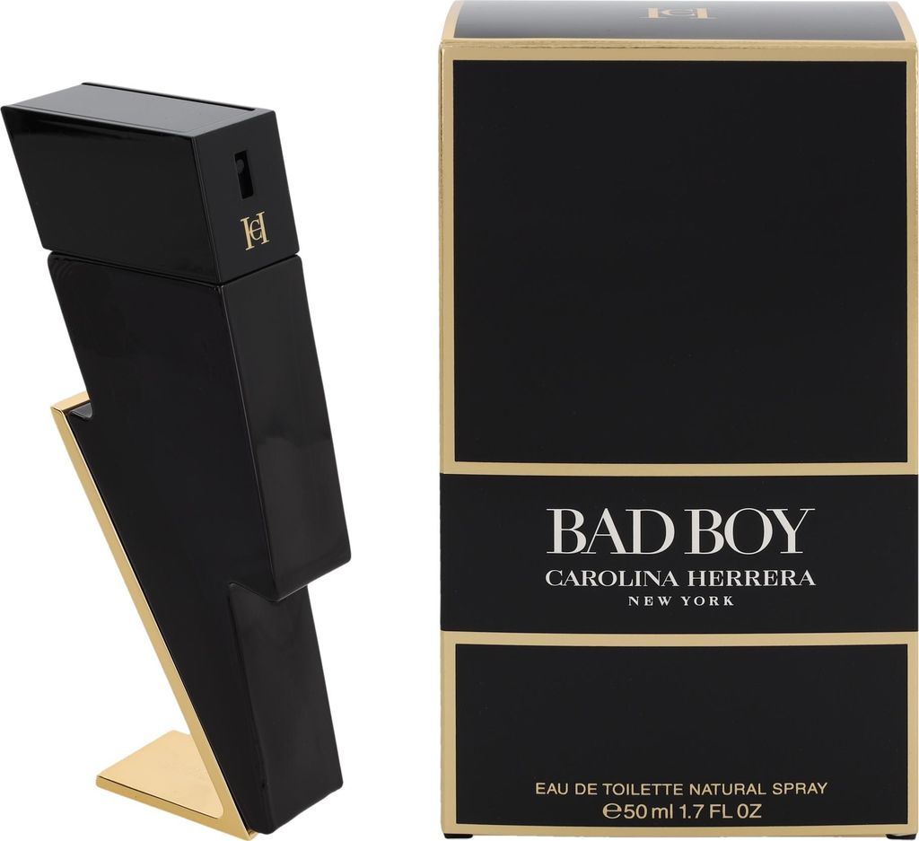 Carolina Herrera Bad Boy, Männer, 50 ml, Bergamotte, Produktbild 