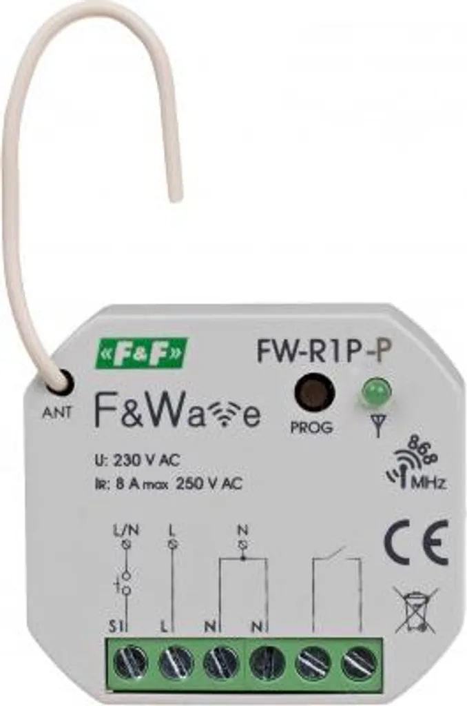 Soluzioni Invisibili: Relè Radio F&Wave FW-R1P-P per Luci Design