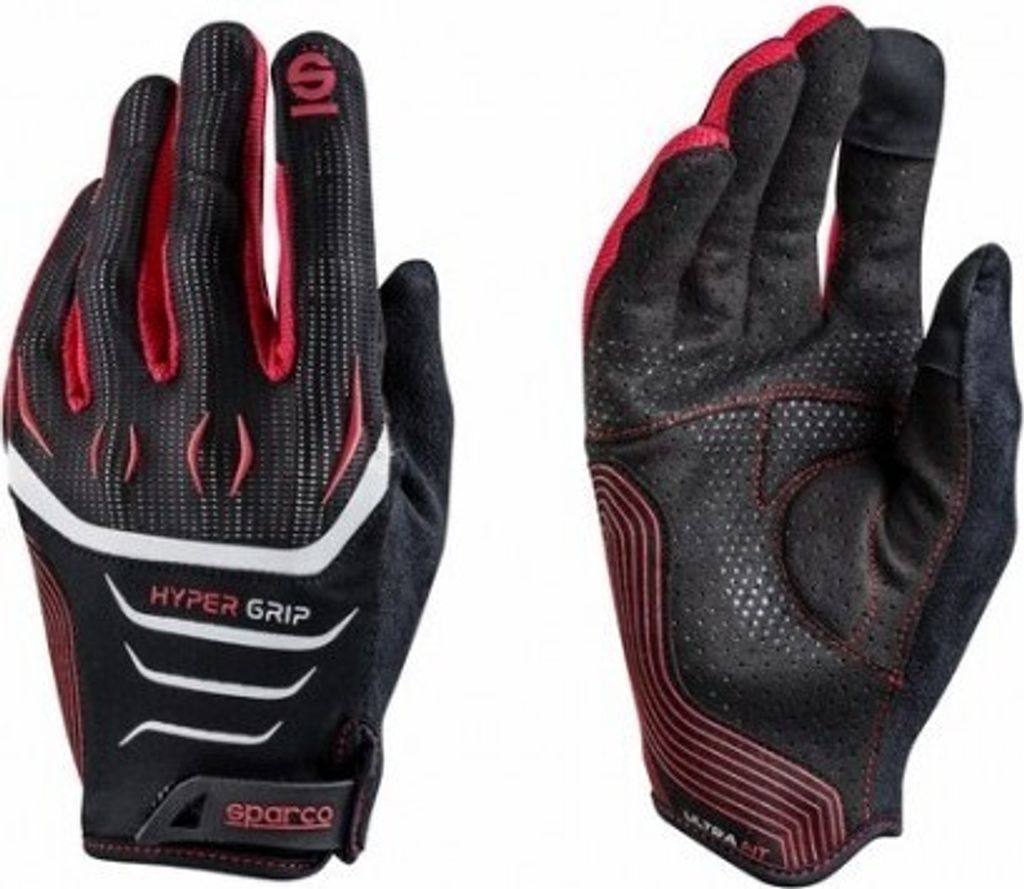 Sparco 002094NRRS10, Spielhandschuh, Schwarz, Rot Produktbild 