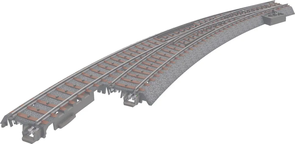 Aiguillage courbe gauche Märklin 24771 Voie C HO pour circuit de train