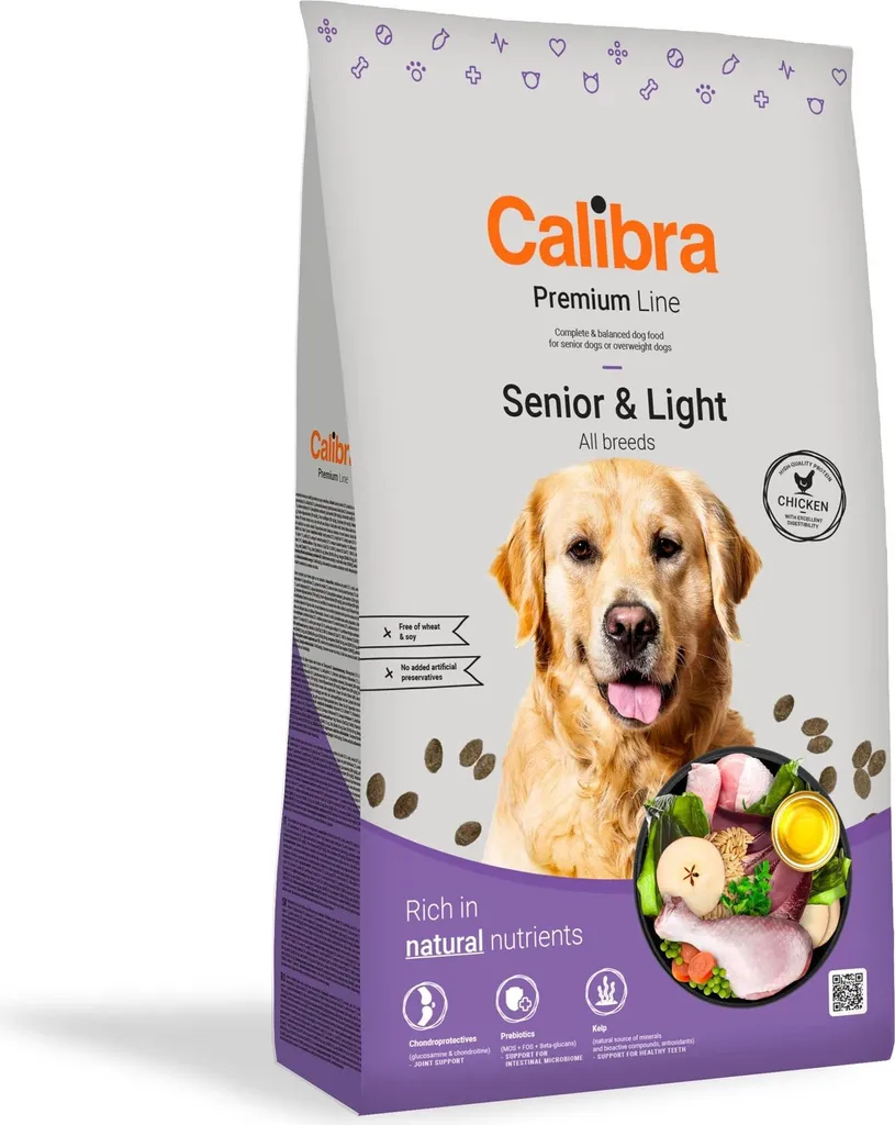 Cibo Cani Senior Calibra Premium Senior & Light 12kg | Acquista Online