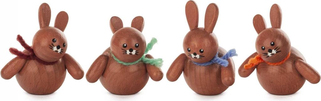 Osterhase Hase braun stehend (4) Höhe 5cm NEU