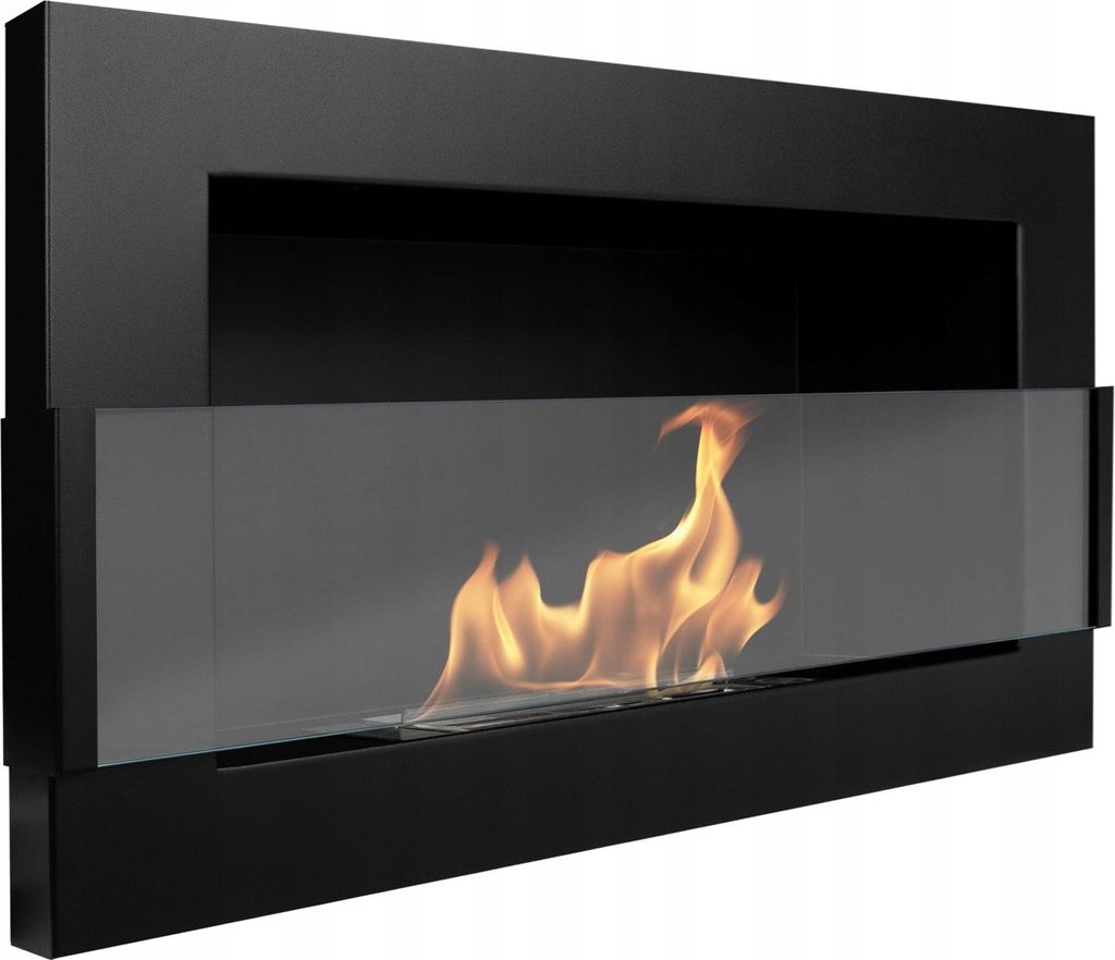 Cheminée bioéthanol Nice-House 650x400 mm noir avec Image du produit 
