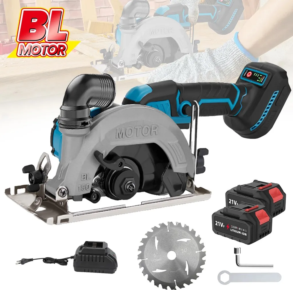 Scie circulaire brushless 150 mm : performance et double autonomie