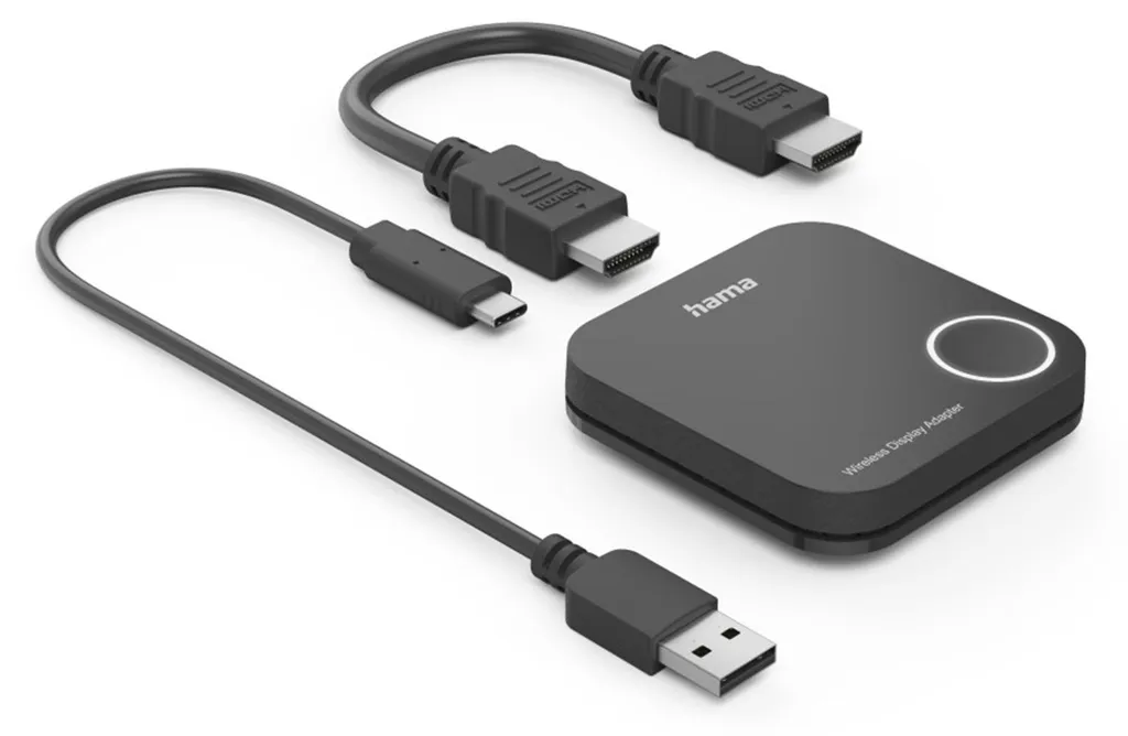Adaptateur Wireless Display HDMI Full-HD 1080p avec transmission fluide