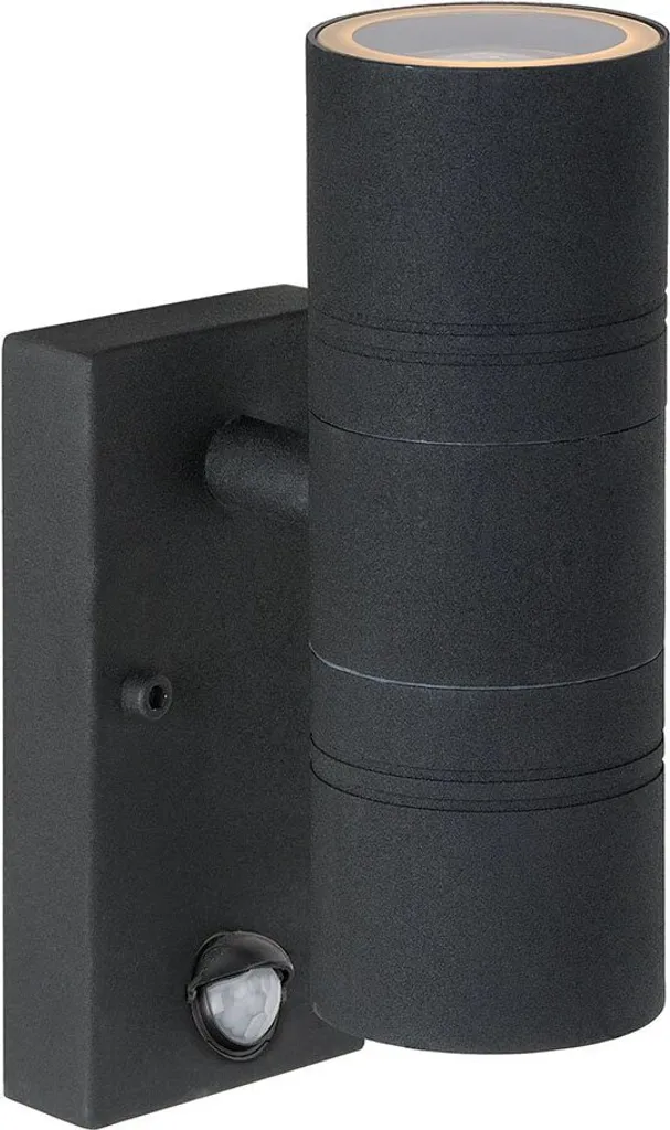 Spot mural extérieur orientable Arne-LED Lucide GU10 IP44 Anthracite