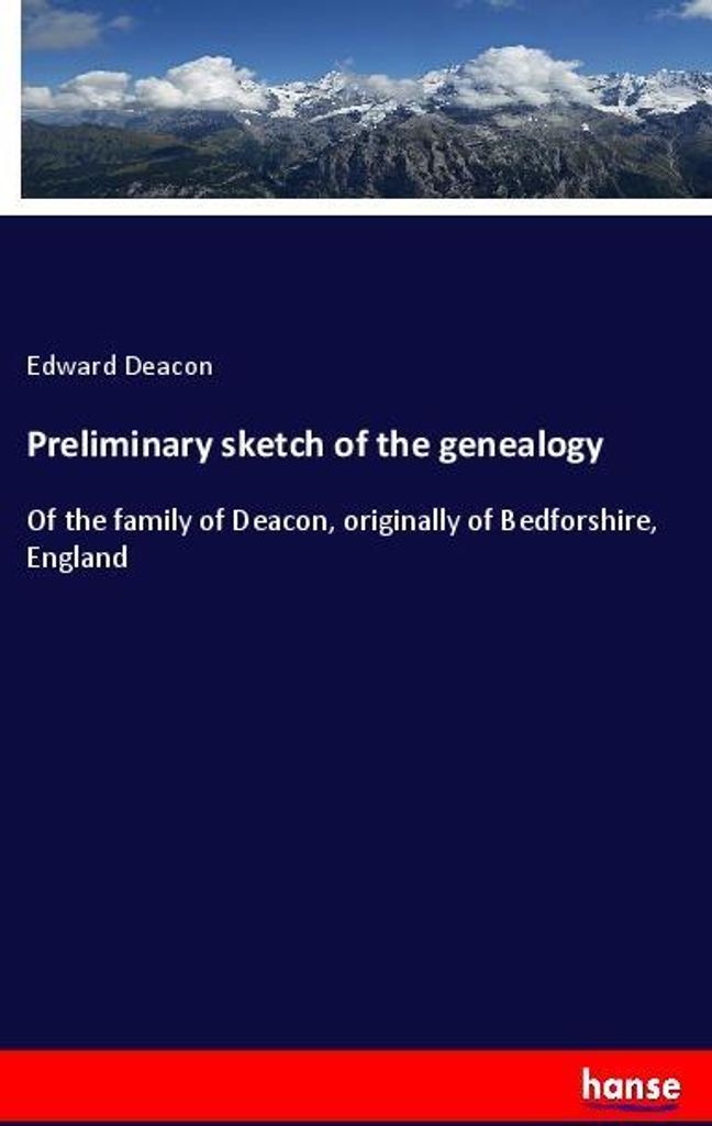 Preliminary sketch of the genealogy
