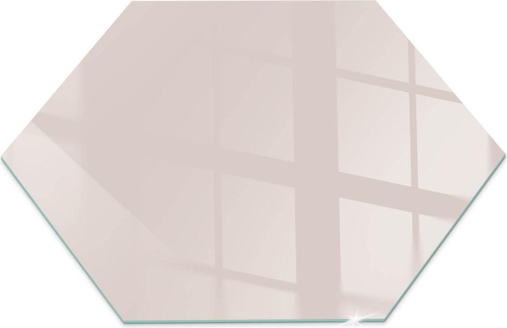 Funkenschutzplatte – Glasbodenplatte für Kaminofen – Kaminunterlage aus Glas – h40 cm – Feuerfeste Ofenbodenplatte – Hitzebeständige Sc...