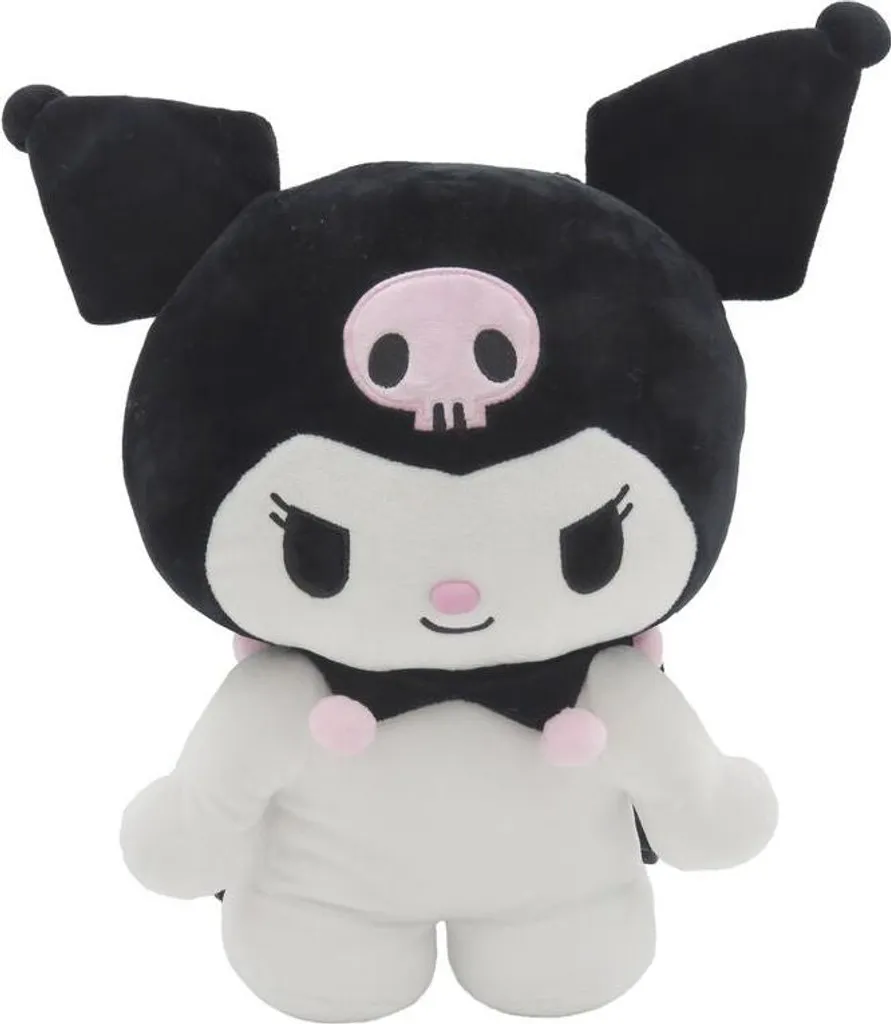 Sac à dos en peluche Kuromi idéal pour l'école et les sorties
