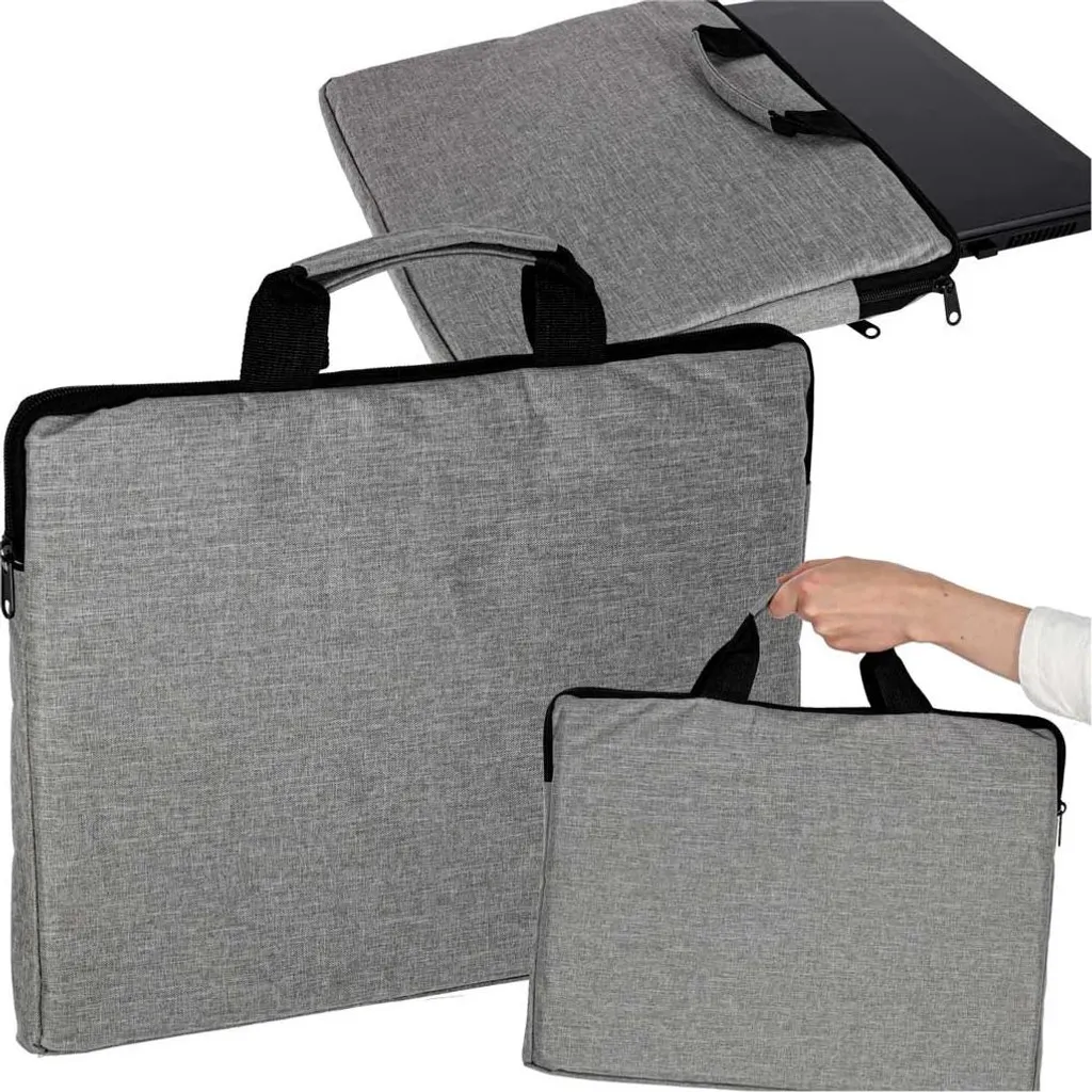 Custodia Laptop 15,6 Pollici Grigia | Borsa Notebook Antiurto Professionale