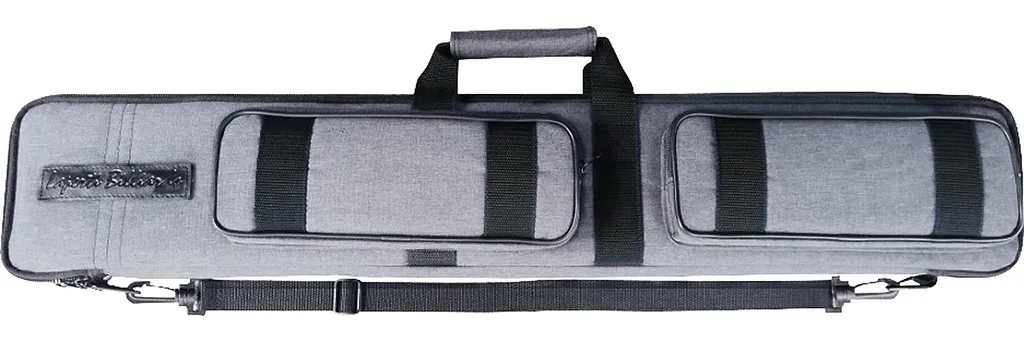 Sac pour queue de billard Laperti 2B-4S gris : transportez 6 éléments