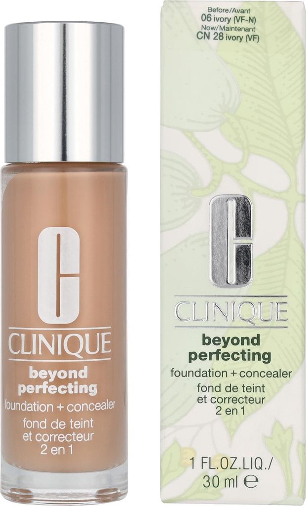 Clinique Beyond Perfecting Foundation + Concealer, Flasche, Produktbild 