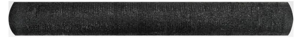 Zaunblende Schwarz 1,2 x 10 m HDPE 150 g/m²