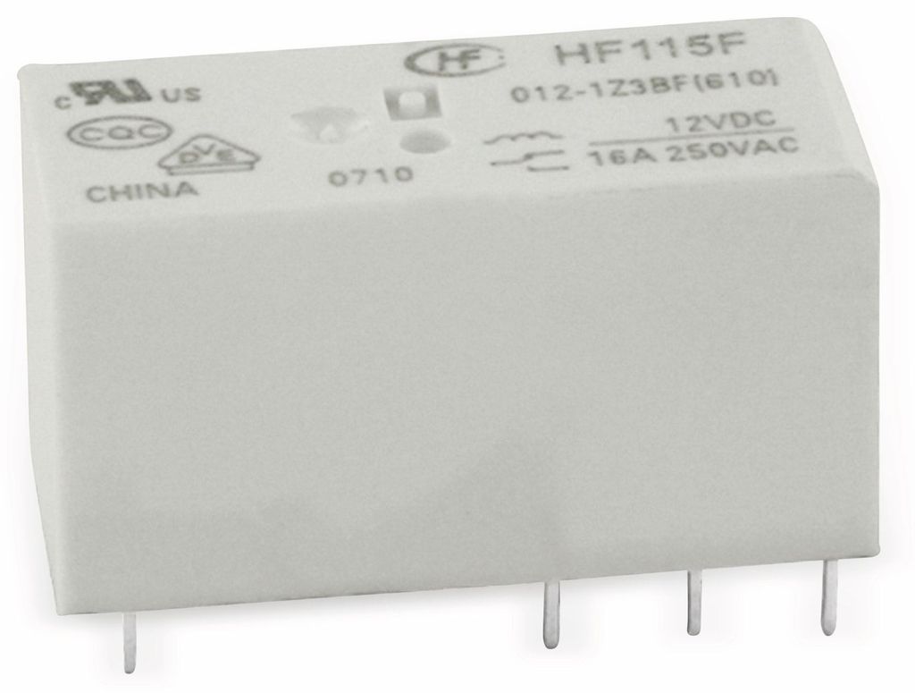 HONGFA Printrelais HF115F/012-1H3B