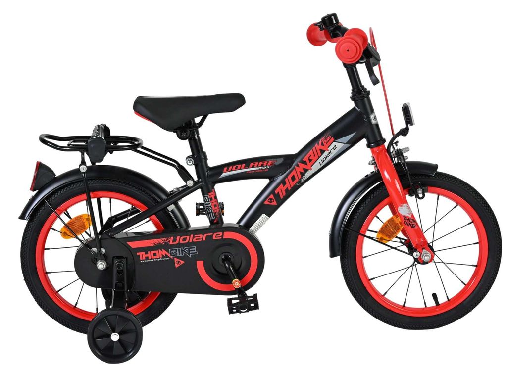 Volare Thombike Kinderfahrrad - Jungen - 14 Zoll - Schwarz Produktbild 